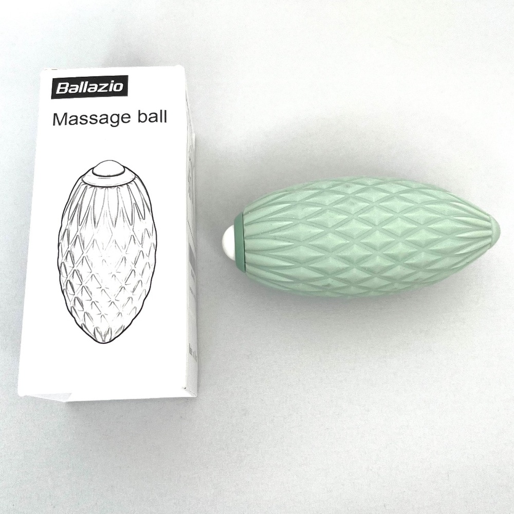 Oval Rolling Massage Ball Myofacial Massage Roller Ball Ergonomic Fascia Roller - Picture 5 of 7